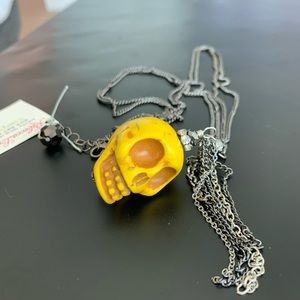 Halloween scull necklace